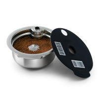 Cápsula de Café iCafilas para Máquina Tassimo BOSCH Reutilizable en Acero Inoxidable Crema Ecológica Protección Ambiental Compatible con Series Happy Series Vivy Series Suny Series My Way - details 4