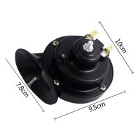 Bocina de Aire de Caracol para Coche 300db 12V 48W Bocina de Entrenamiento Impermeable de Doble Tono para Motocicleta, Coche, Camión Deportes y al Aire Libre - details 7