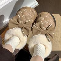 Botas de nieve con plataforma gruesa y cera, bonito diseño de mariposa - details 1