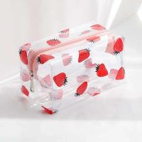 Estuche impermeable transparente de PVC, papelería grande, regalo para niñas, estudiantes, lápiz, maquillaje, bolsa de cosméticos, bolsas de viaje - details 5
