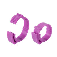 Anillo de pie de pollo de tamaño ajustable, pata de aves de corral sin número, anillo de hebilla ID2.0 ~ 2,4 cm, pollito de plástico, pato, ganso, alimentación de aves de corral 70 piezas - details 3