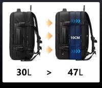 Nuevo multifuncional para hombres, mochila de negocios, computadora portátil, mochila de viaje con puerto de carga USB - details 4