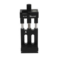 XILETU-Soporte de cabeza de trípode para XJ-8, Clip para teléfono móvil, linterna, microteléfono con nivel de burbuja, color negro, 2 uds. - details 6