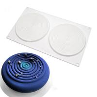Molde de Silicona en Espiral de 2/6/15 Agujeros Ideal para Pasteles 3D, Mousse para Helados, Chocolate, Pastelería, Utensilios de Horneado, Postre, Arte - details 1