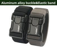 Nuevo estilo cinturón táctico hebilla de aleación de aluminio cinturón de nailon elástico de entrenamiento herramientas para todo partido al aire libre liberación rápida - details 0