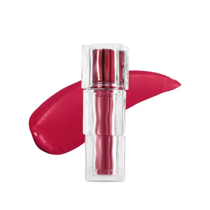 TIRTIR [*Brillo Waterism de tamaño mini # 24 Lovely, 0.06 Fl Oz – Brillo de labios Kiss Ready, brillo teñido natural no pegajoso de larga duración 12 horas - 1