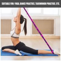 Banda elástica plegable para Yoga, cinturón de 8 secciones, portátil, para ejercicio, baile, Pilates, F - details 0