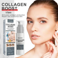Crema de esencia reafirmante de colágeno para mujer, 1/2 Uds., 30ml, desvanece las líneas finas, ilumina la cara, suero iluminador, crema para el cuidado de la piel - details 2