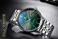 Reloj Mecánico Automático de Lujo Premium PAGANI DESIGN Correa de Cuero Resistente al Agua - details 2