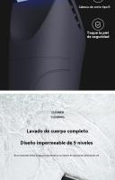 Aparato para el vello corporal masculino depiladora eléctrica afeitadora lavable vello de las piernas cortapelo corporal adulto iluminación LED eléctrica - details 5