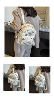 Mochila con remaches para chica, morral versátil y a la moda para viajes y ocio, 2024 - details 6