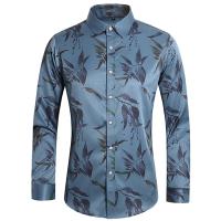 Camisa de negocios con imprimación numérica para hombres, camisas para manches longues, camisas para fumar, décontracté, fête, boîte de nuit, plage, printemps, mode automne - details 5