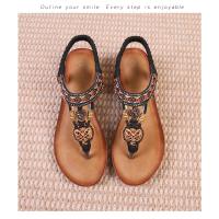 Sandalias Gladiador Mujer con Plataforma |   Zapatos Étnicos Abiertos de Verano 2024, Diseño Elegante para Vacaciones en Playa y Viajes Turísticos - details 33