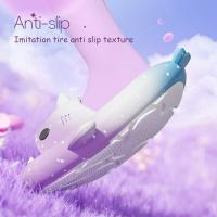 Zapatillas de sandía para hombre y mujer, chanclas planas informales con dibujos animados de tiburón Eva, Chanclas de playa, novedad de verano - details 57