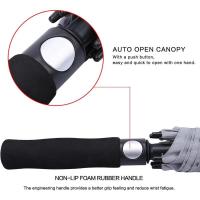 Paraguas de golf con apertura automática, paraguas impermeables a prueba de viento con techo doble extra grande de gran tamaño - details 180