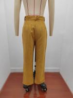 Pantalones elásticos coreanos cómodos originales de mujer Pana Lisa de pierna recta sueltos de Otoño Invierno - details 6