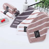 Toallas de Cara Cuadradas de Algodón 100% Absorbentes con Rayas 3 Piezas Suaves Cómodas para Hombres y Mujeres Ideal para Baño y Viajes - details 8