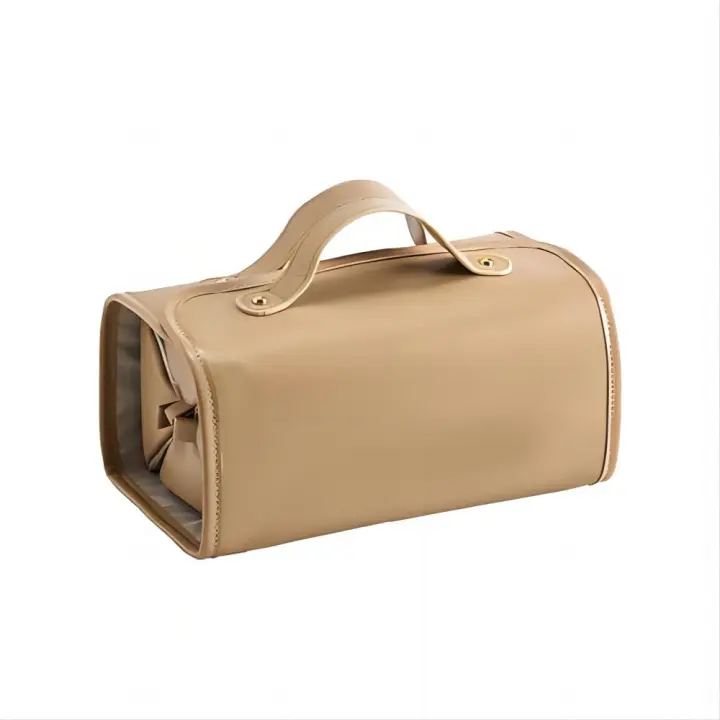 Bolsa de Maquillaje para Viajes de Gran Capacidad Portátil, Hecha en China, Linedo de Dacrón - 1
