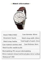 Reloj de Lujo UTHAI Automático Correa de Cuero Impermeable Reloj de Cuarzo Elegante para Hombres - details 0