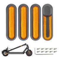 Cubierta decorativa con barras reflectoras para patinete Xiaomi M365 1S Pro Pro2 1S, piezas de carcasa decorativa para rueda delantera y trasera, 4 Uds. - details 2
