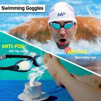 Gafas de Natación con Protección UV,Lentes de Silicona HD Ajustables,Gafas de Buceo para Mujer, Hombre, Adultos y Niños 13 + - details 3