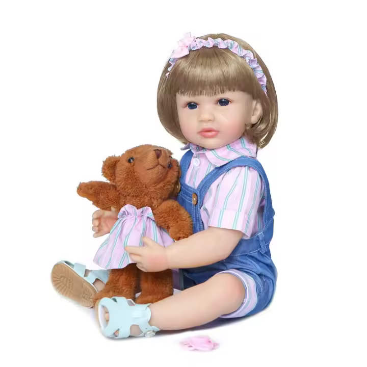 Muñeca De Bebé Reborn Realista De 50 CM Con Piel Pintada En 3D - 1
