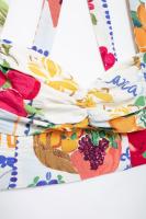 TRAFZA-Conjunto de 2 piezas para mujer, minitop con tirantes y botones estampados, sin mangas, Espalda descubierta, Falda Midi elegante de cintura alta para playa - details 10