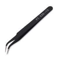 Pluma de Escultura de Silicona para Decoración de Uñas con Set de Esmalte y Pinzas Curvas Negras Herramientas de Arte de Uñas Blancas de Doble Punta - details 3