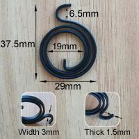 Resortes helicoidales planos para manijas de puertas, 2,5 vueltas, reemplazo interno, resortes de torsión de retorno, fabricación personalizada - details 0