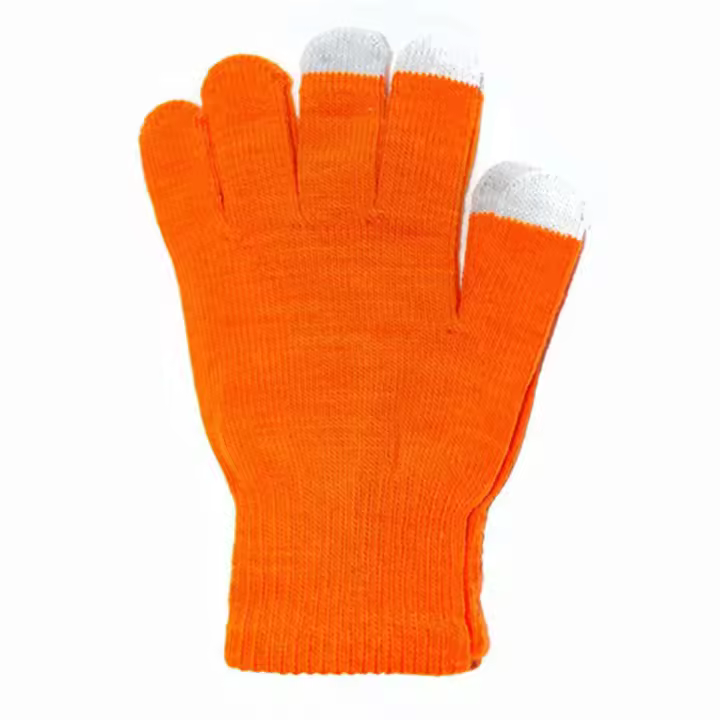 Guantes de punto gruesos para pantalla táctil, manoplas de invierno para regalo de Navidad y vacaciones - 1