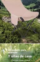 Silla reclinable jardin plegable portatil camping multifunción al aire libre - details 1