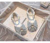 Zapatos de princesa de cristal plano para niños, modelo de anfitrión de escenario de actuación, compañero de clase de pasarela - details 10
