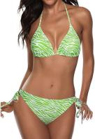 Traje de baño de vacaciones casual de bikini de tres puntos dividido para mujer profesional - details 59
