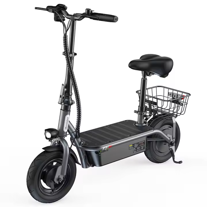 iScooter F2 Patinete Eléctrico Plegable para Adultos con Asiento 30KM/H 500W Tablas de Skate - 1