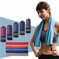 Toalla de microfibra de secado rápido para deporte, toalla superabsorbente portátil para playa, gimnasio, natación, correr - details 2