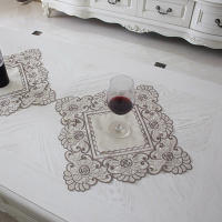 Mantel con patrón bordado de Material de poliéster, camino de mesa de estilo rústico, adecuado para la mesa del Hotel y el hogar - details 4