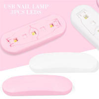 Secador Mini 6W LULAA con Lámpara LED UV Herramienta de Manicura de Cuerda de Belleza para Uso Artístico - details 4