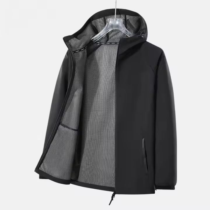 Chaqueta de Senderismo Impermeable Unisex CHRLCK A Prueba de Viento, Anti-embebellecer, Ideal para Acampar, Cazar, Correr, Trekking, Pesca - 1