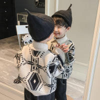 2024 Otoño e Invierno nueva moda para niños lindo Polo de cuello alto manga larga estampado suelto cómodo Casual versátil Top - details 6