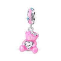 Nuevos Dijes de Plata de Ley 925 Diseño de Abrazo de Amor Zirconia Joyería de Mujer DIY Pulseras - details 71