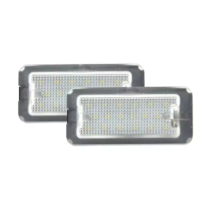 Lámpara LED para matrícula de coche, accesorio para Fiat 500 Abarth 500 (2 piezas) - 1