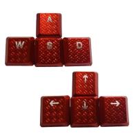 Teclas de repuesto retroiluminadas con textura táctil, 3 colores, 8 Uds., para teclado nical G813 G815 G913 G915 TKL RGB - details 3