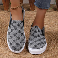 Zapatos informales de suela gruesa para mujer, zapatillas veraniegas versátiles con lentejuelas, a la moda, vulcanizados, 2024 - details 2