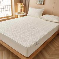 Funda de colchón acolchada suave de algodón puro, Protector de almohadilla de cama personalizado, antibacteriano, tamaño King, no incluye funda de almohada - details 19