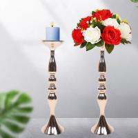 10 Uds. De jarrón de Metal, soporte para centro de mesa, candelabro, decoración de mesa de flores para boda, candelabros europeos, decoración de fondo - details 0
