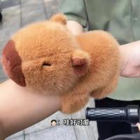 Nuevo Pulsera De Peluche Capybara Juguete De Algodón Ecológico Dibujito Animado Kawaii Regalo Divertido Para Niños - details 2