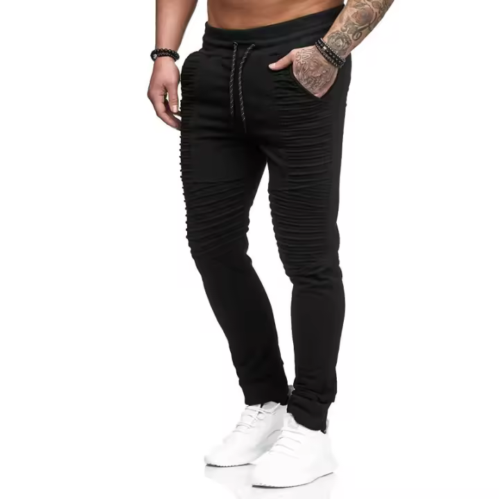 Diseño deportivo a rayas de hip-hop para hombre, pantalones Fiess, otoño e invierno - 1