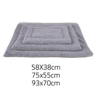 Cama de franela gruesa para perro, colchoneta suave para dormir para perros pequeños, medianos y grandes, manta cálida de invierno, suministros para mascotas - details 0