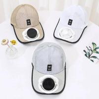 Sombrero de ventilador solar transpirable de moda, gorra de béisbol de secado rápido con carga USB, sombreros de malla completa para exteriores - details 5