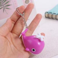 LLavero de ballena de mar con luz de sonidos bonitos, llavero luminoso con sonido LED de ballena, linterna de dibujos animados, llavero LED de Animal, juguetes para niños - details 7